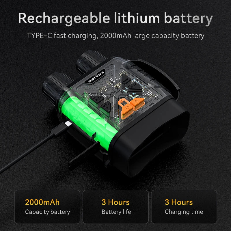 Night Vision Binoculars with 10x Zoom