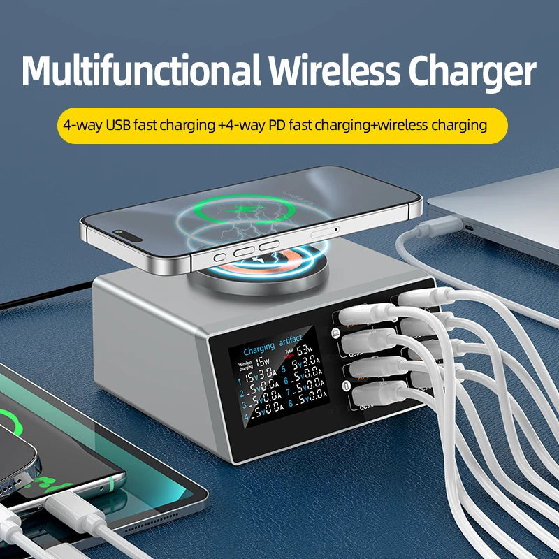 140W Multi-Function Wireless Charger