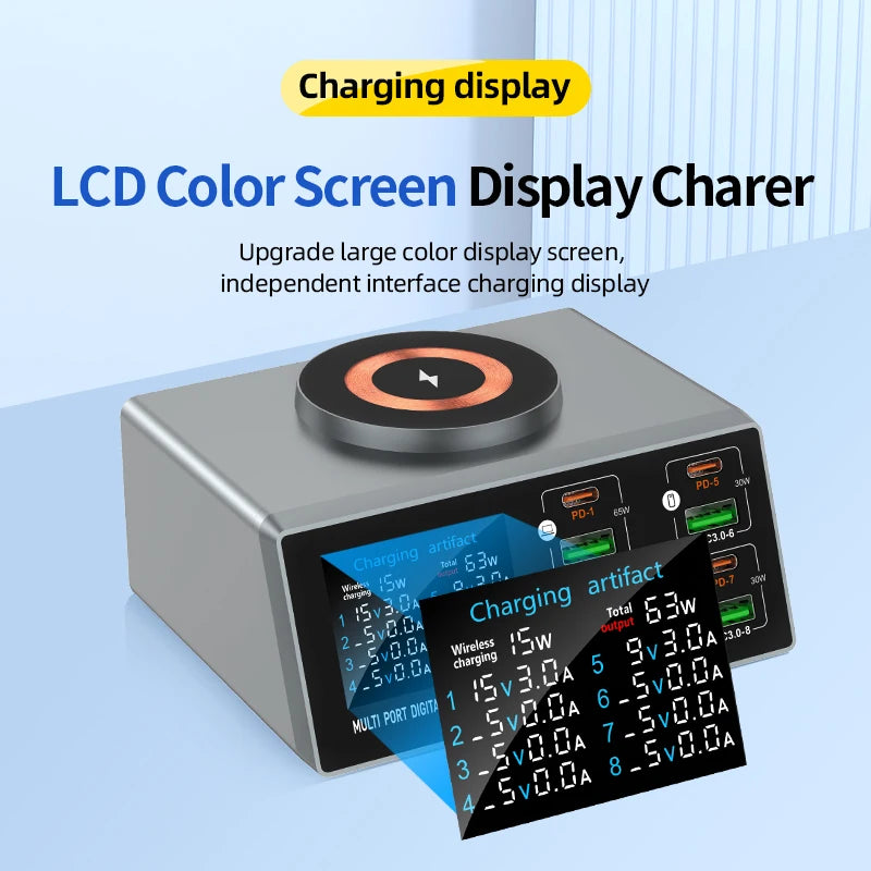 140W Multi-Function Wireless Charger